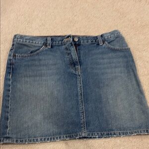 JCrew Classic Denim Skirt